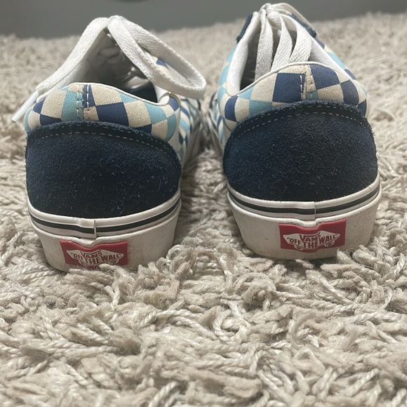 Vans Primary Check Old Skool Shoes - Picture 4 of 5